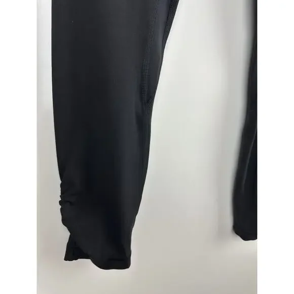 🦄 Rare Lululemon Align High Rise Crop 23" Twist Waist Legging Pant Black Size 4 - Picture 14 of 15